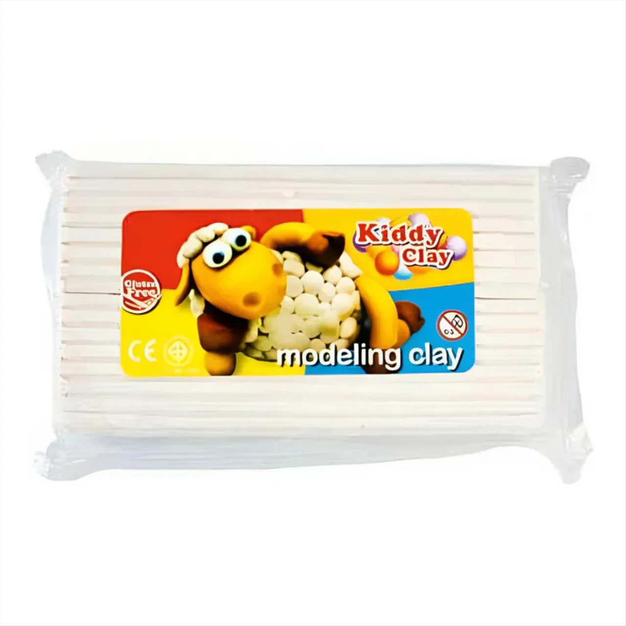 Φωτογραφία προϊόντος: OEM Kiddy Clay Πλαστελίνη Λευκή Σε Ράβδους 500gr.- PO-500-W
