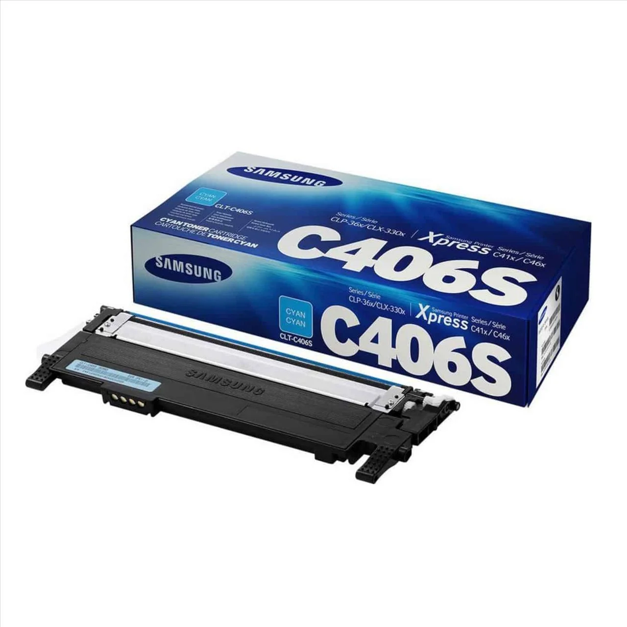 Φωτογραφία προϊόντος: Samsung Toner CLT-C406S CLP 360/365 1.5K Cyan - SAM-CL360C