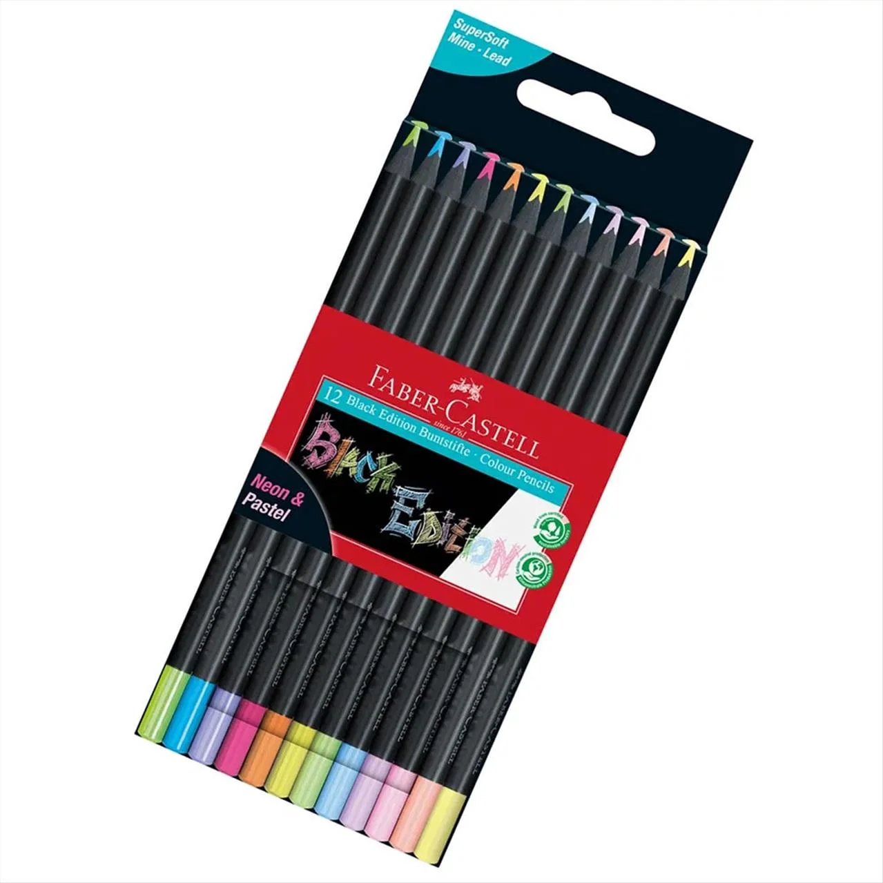 Φωτογραφία προϊόντος: Faber Castell - Ξυλομπογιές Μαύρες 12τμχ - 116412