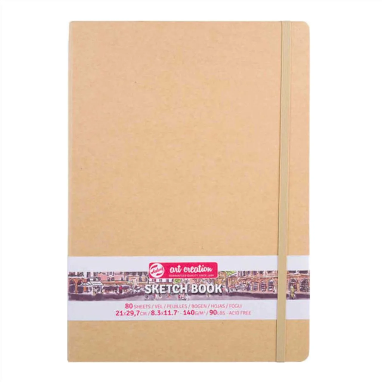Φωτογραφία προϊόντος: Royal Talens Talens Art and Creation Sketchbook 21x29.7 140gr 80pgs Kraft - 9314433M