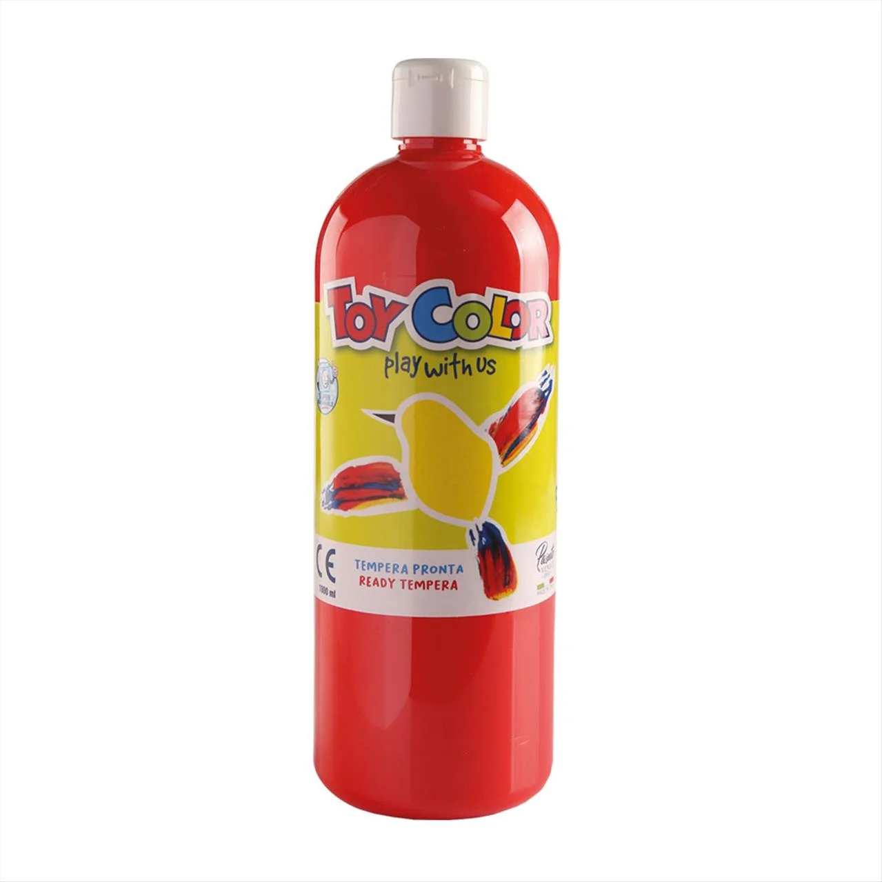 Φωτογραφία προϊόντος: ToyColor Toy Color Τέμπερα Μπουκάλι 1lt Κόκκικο - 220.554.08