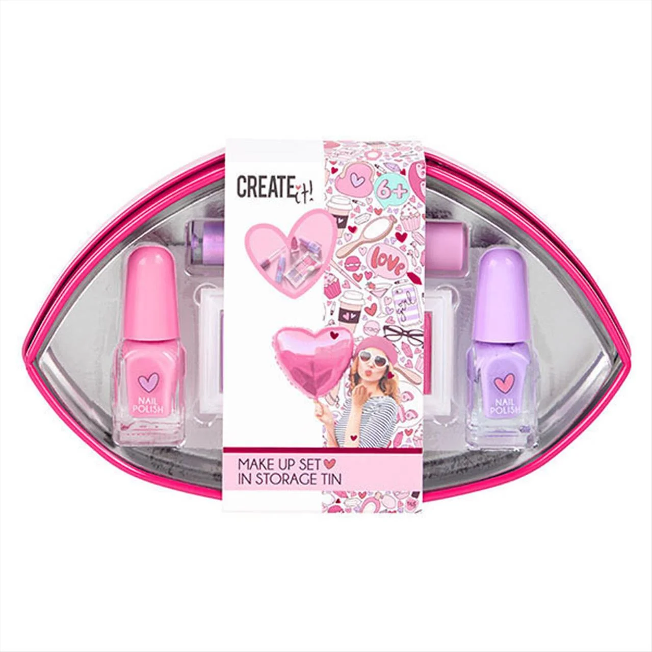Φωτογραφία προϊόντος: Creat it! Create it! Love Make Up Set 5τμχ. Σε Μεταλλική Θήκη - 84593