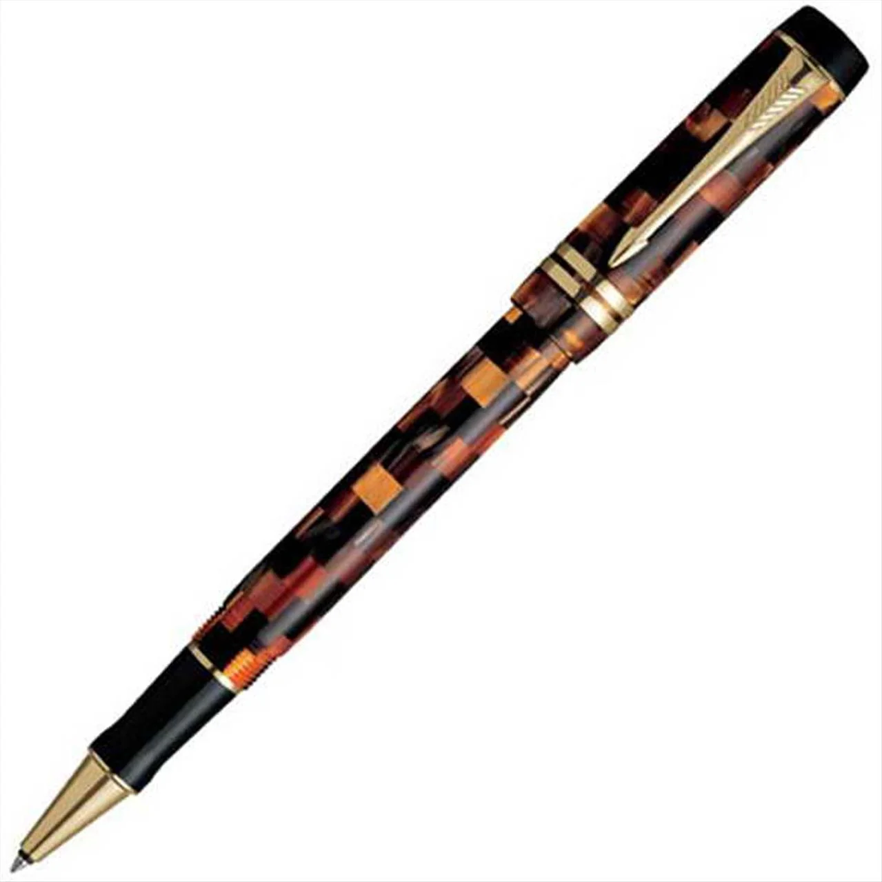 Φωτογραφία προϊόντος: Parker Στυλό Duofold Check Amber GT Rollerball - 1102.3102.41