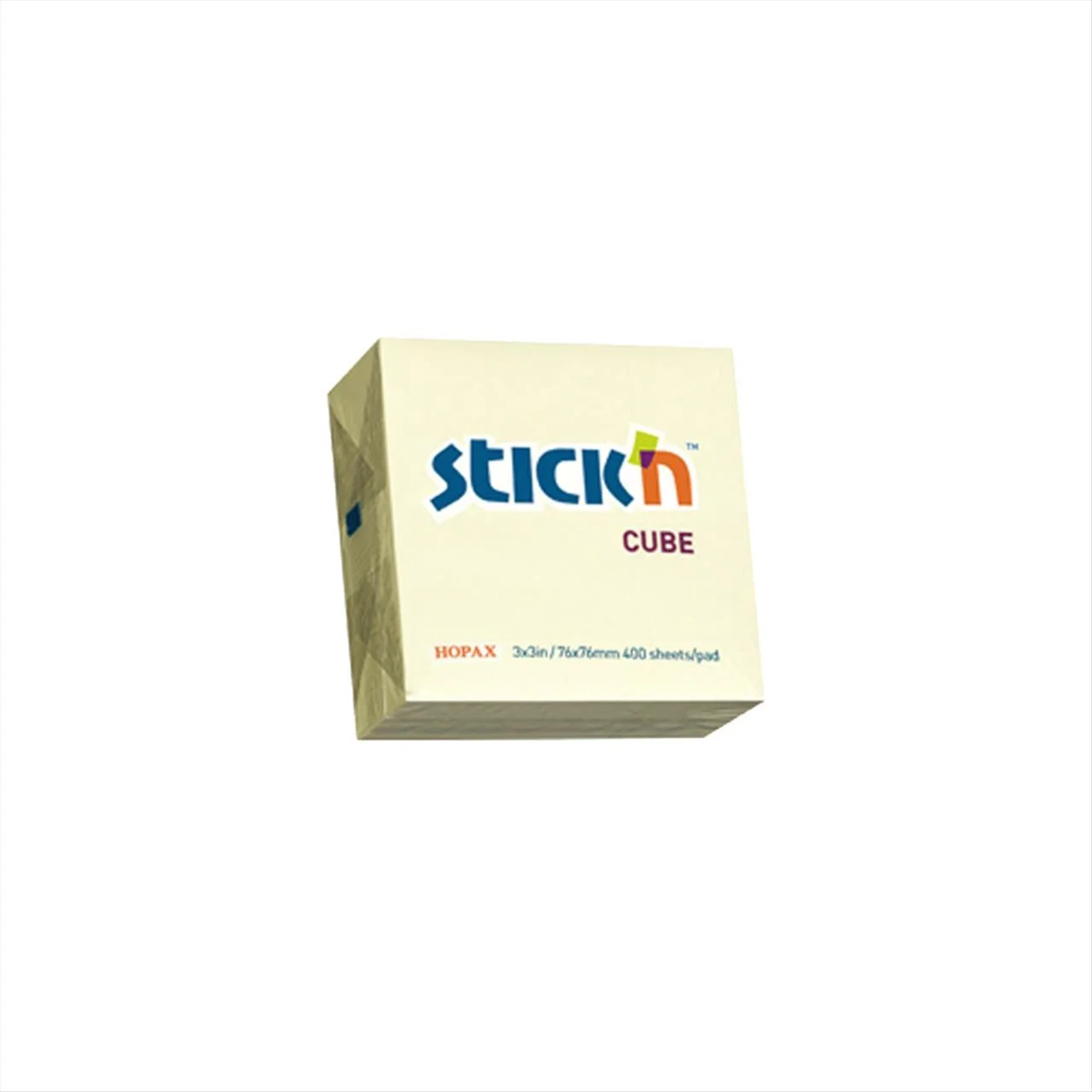 Φωτογραφία προϊόντος: Stick'n Χαρτάκια Σημειώσεων Αυτοκόλλητα Κυβος Κίτρινος 76x76εκ. 400Φ. - 21072