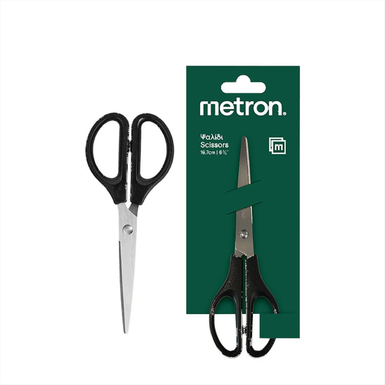 Φωτογραφία προϊόντος: Metron Ψαλίδι Γραφείου 16,7cm Μαύρο - 397.094282