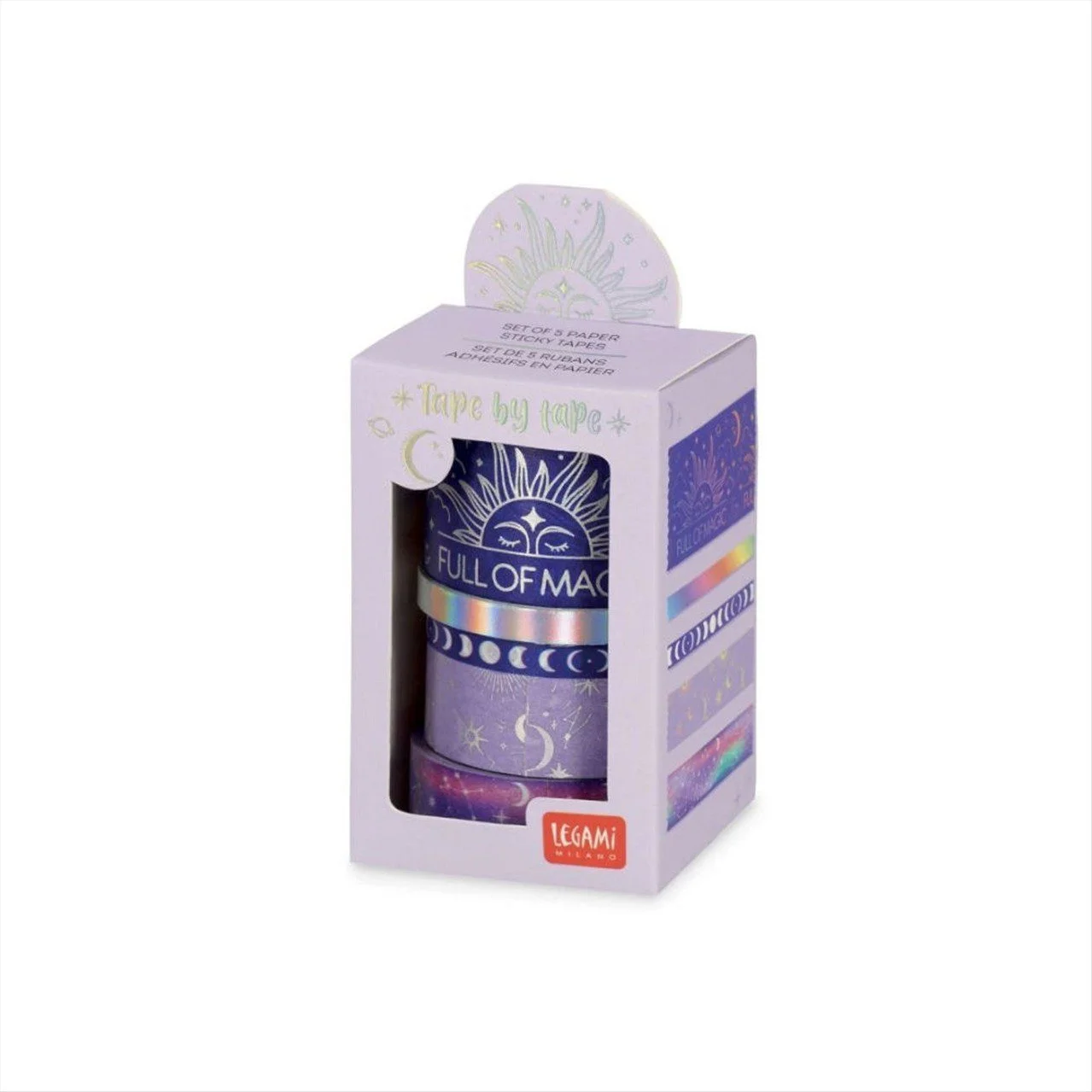 Φωτογραφία προϊόντος: Legami Set of 5 Paper Sticky Tapes Full Of Magic - TAP0010