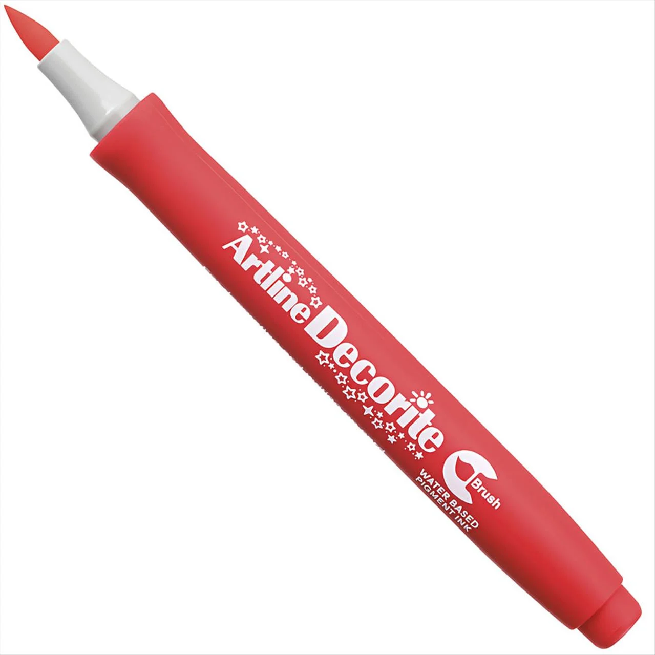 Φωτογραφία προϊόντος: Artline Μαρκαδόρος Decorite Brush Standard Red - EDF-F-RED