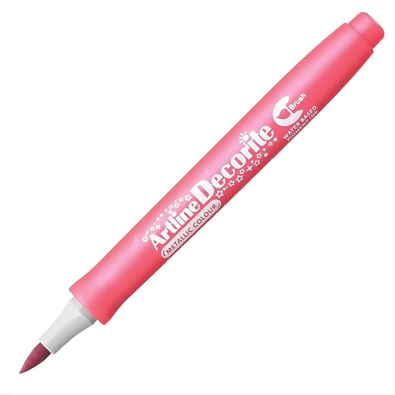 Φωτογραφία προϊόντος: Artline Μαρκαδόρος Decorite Brush Standard Metallic Pink - EDFM-F-METALLIC-PINK