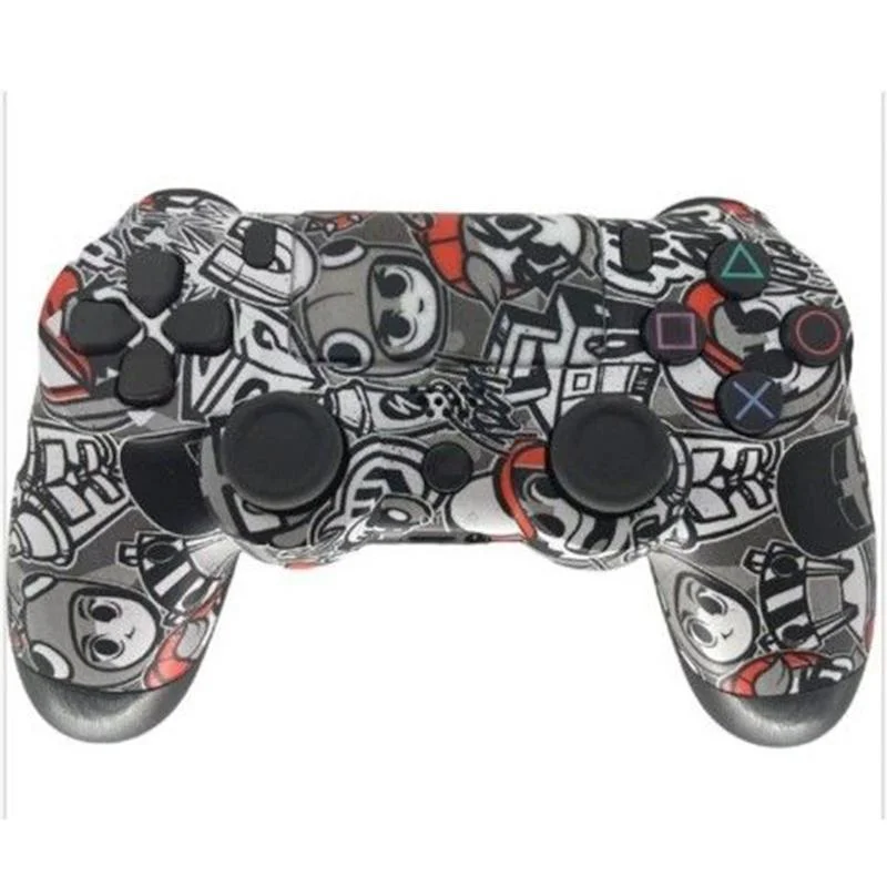 Φωτογραφία προϊόντος: OEM Doubleshock Ασύρματο Gamepad για PS4 Γκρι-Άσπρο
