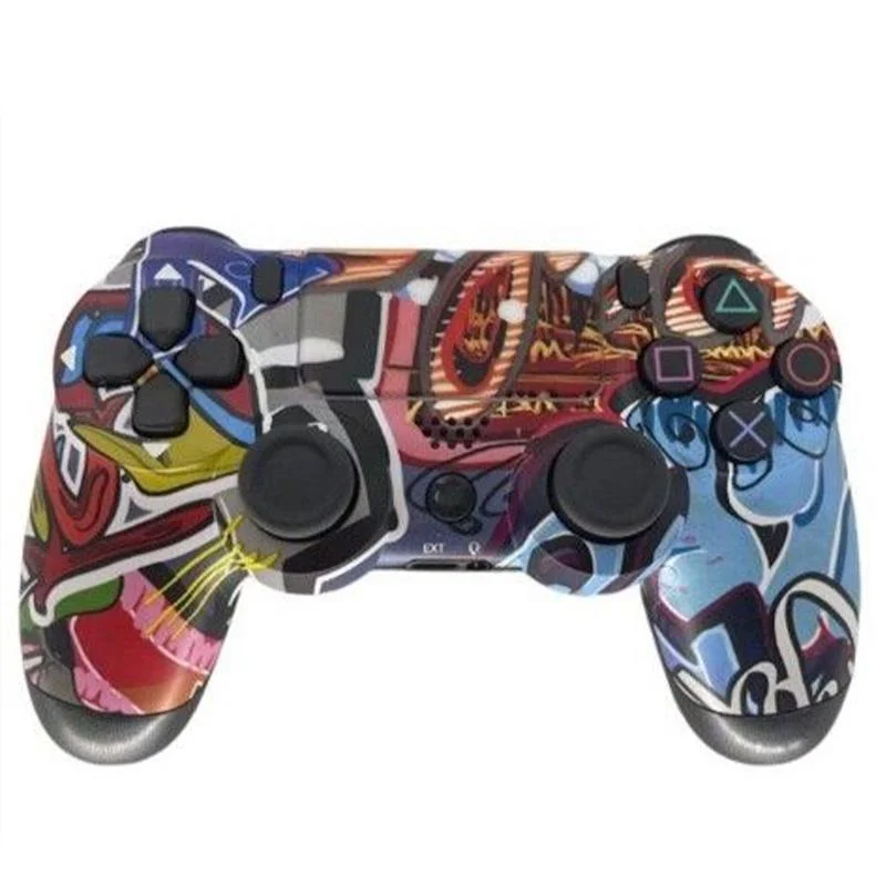 Φωτογραφία προϊόντος: OEM Doubleshock Ασύρματο Gamepad για PS4 με σχέδια Graffiti