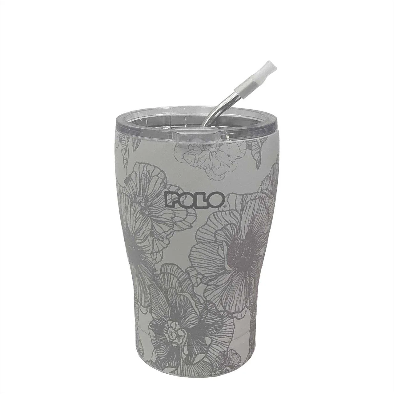 Φωτογραφία προϊόντος: Polo Coffee Mug Θερμός 350mL Soft Grey & Flowers - 949024-8408