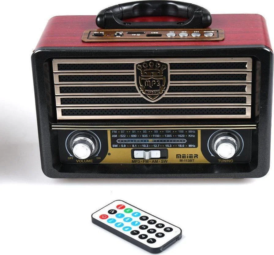 Φωτογραφία προϊόντος: OEM Retro Φορητό ραδιόφωνο Bluetooth Meier M113BT