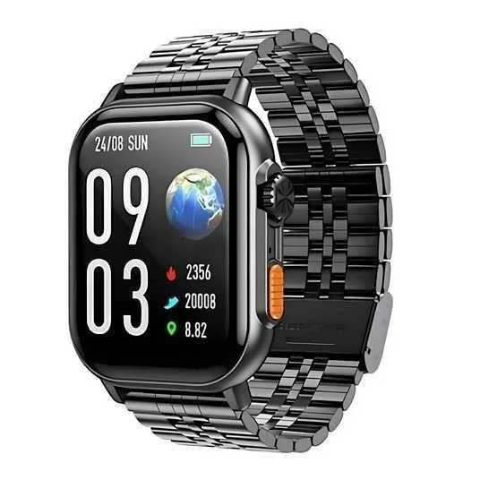 Φωτογραφία προϊόντος: Hoco Smartwatch Bluetooth 2.02 ιντσών με λειτουργία κλήσεων και καρδιακού ρυθμού Μαύρο DYD02