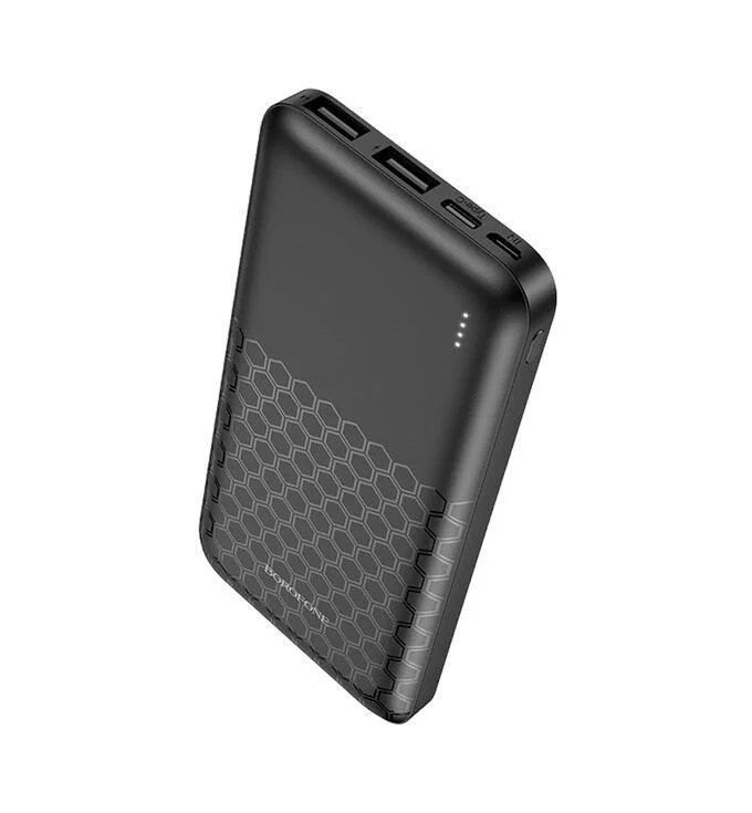 Φωτογραφία προϊόντος: OEM Borofone Dual Output Power Bank 10000mAh με 2 Θύρες USB-Α Μαύρο DBT15