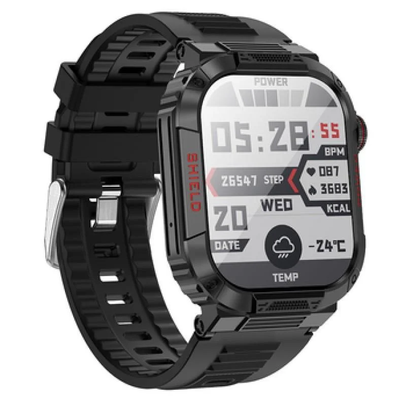 Φωτογραφία προϊόντος: OEM Smartwatch Bluetooth 2 ιντσών με λειτουργία κλήσεων και καρδιακού ρυθμού Μαύρο B09