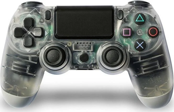 Φωτογραφία προϊόντος: OEM Doubleshock Ασύρματο Gamepad για PS4 Transparent