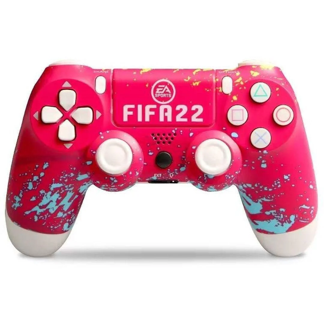 Φωτογραφία προϊόντος: OEM Doubleshock Ασύρματο Gamepad για PS4 FIFA Ροζ