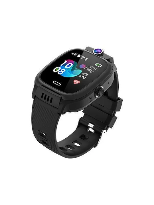 Φωτογραφία προϊόντος: OEM Y31 Παιδικό Smartwatch με Λουράκι από Καουτσούκ/Πλαστικό Μαύρο