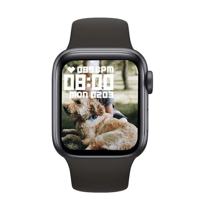 Φωτογραφία προϊόντος: Andowl Watch8 44mm με Παλμογράφο Μαύρο