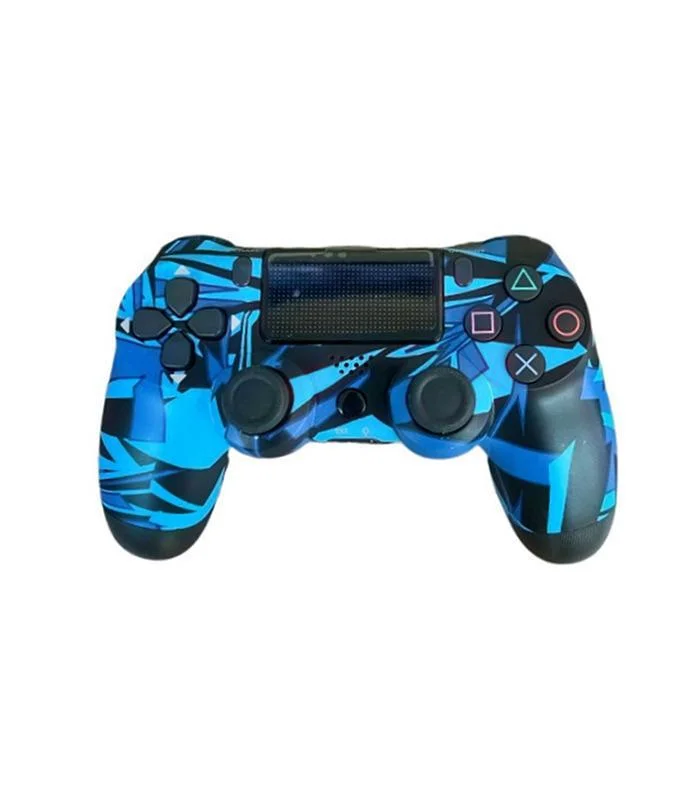 Φωτογραφία προϊόντος: OEM Doubleshock Ασύρματο Gamepad για PS4 Blue Geometric