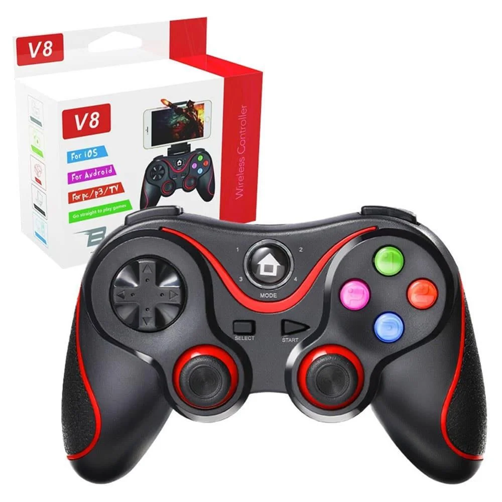 Φωτογραφία προϊόντος: OEM Techsuit V8 Ασύρματο Gamepad για Android / PS3 / PC / iOS Κόκκινο