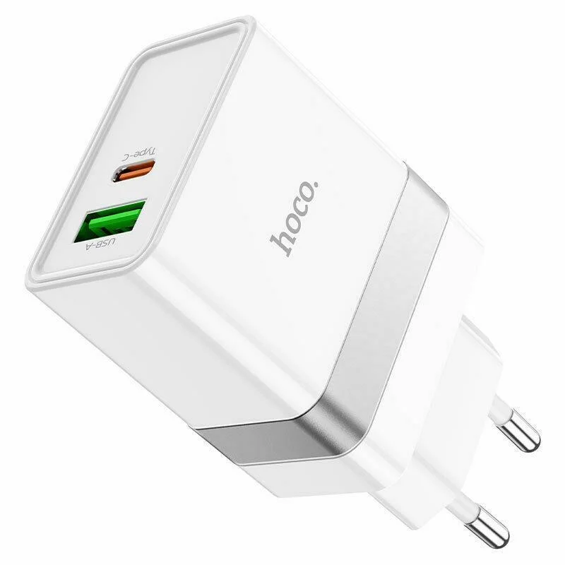 Φωτογραφία προϊόντος: Hoco Φορτιστής με Θύρες USB-C, USB-A Χωρίς Καλώδιο 30W Άσπρος N21