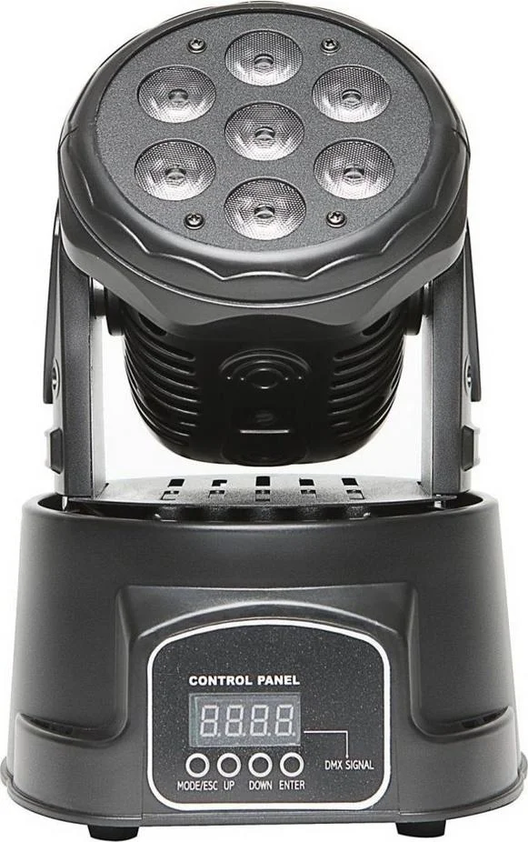 Φωτογραφία προϊόντος: OEM Art Sound Φωτορυθμικό Wash LED με Ρομποτική Κεφαλή Mini RGBW