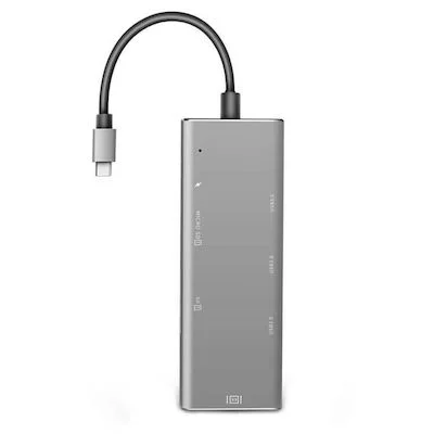 Φωτογραφία προϊόντος: OEM USB-C Docking Station με θύρες USB-C, USB-A και HDMI 4K Γκρι