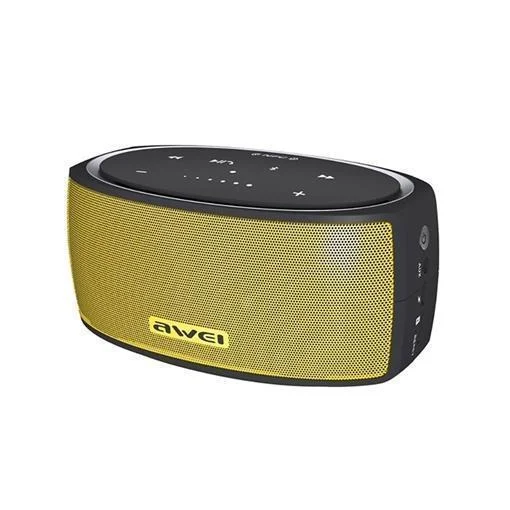 Φωτογραφία προϊόντος: Bluetooth Speaker Awei Y210 Ασύρματο Ηχείο Touch Portable Wireless Stereo – Χρώμα: Κίτρινο