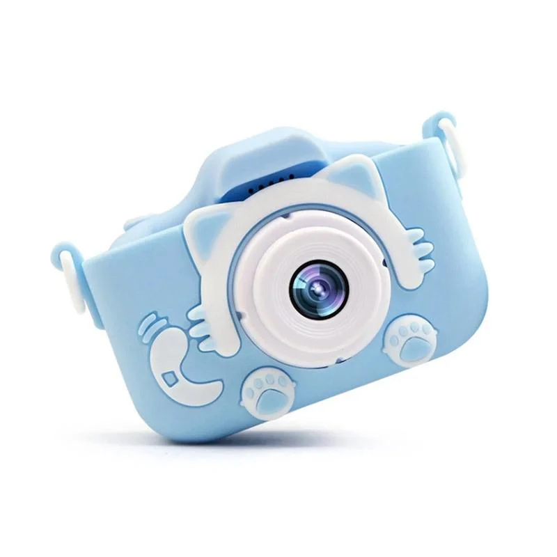 Φωτογραφία προϊόντος: OEM Kitty Kids Compact Φωτογραφική Μηχανή 12MP με Οθόνη 2" pixels Μπλε