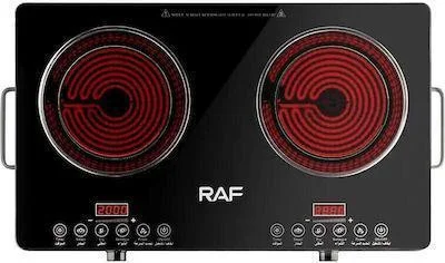 Φωτογραφία προϊόντος: OEM Raf Επιτραπέζια Εστία Κεραμική Διπλή R.8050