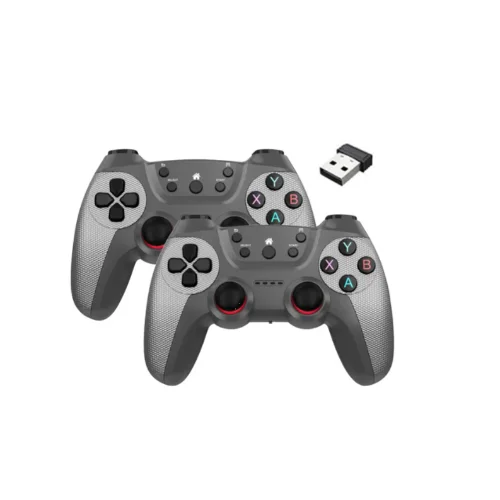 Φωτογραφία προϊόντος: OEM Σετ Ασύρματα Gamepad 2.4G 2 τμχ Ασημί