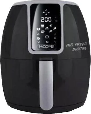 Φωτογραφία προϊόντος: Hoomei HM-5378B Ψηφιακή Φριτέζα Αέρος με Αποσπώμενο Κάδο 4.5lt Μαύρη