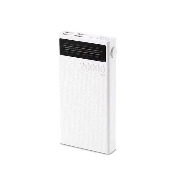 Φωτογραφία προϊόντος: Remax RPP-102 Power Bank 20000mAh με 4 Θύρες USB-A Λευκό