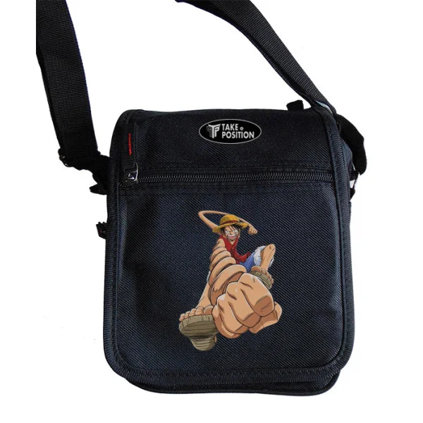 Φωτογραφία προϊόντος: Takeposition Τσαντάκι ώμου Unisex, Anime One Piece Attack Luffys, Μαύρο, 23x18x8.50cm, 983-1202
