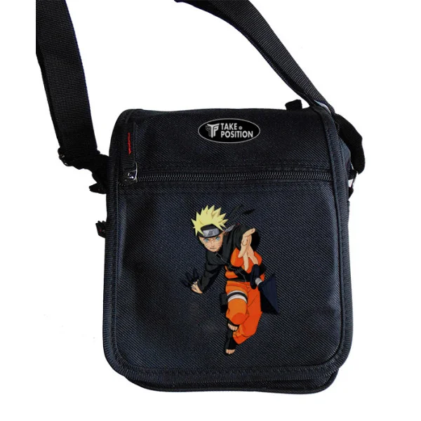 Φωτογραφία προϊόντος: Takeposition Τσαντάκι ώμου Unisex, Anime Naruto, Μαύρο, 23x18x8.50cm, 983-1210