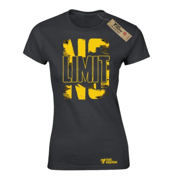 Φωτογραφία προϊόντος: Αθλητικό γυναικείo t-shirt Takeposition No Limits μαύρο, 504-5516-02
