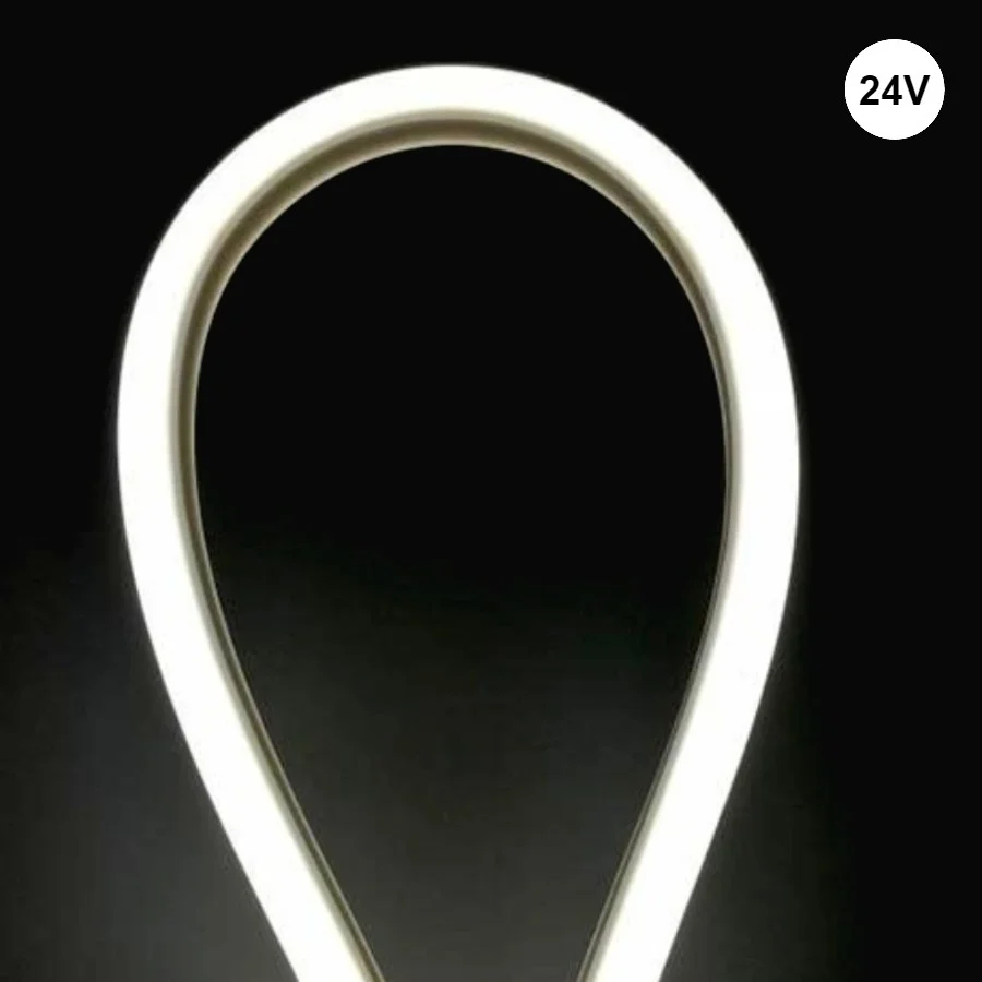 Φωτογραφία προϊόντος: CUBE NEON FLEX 2835 24V 5m ταινία led στεγανή IP65 13W/m 1000lm/m 220° φως ημέρας 4000k dimmable 13W-120/24-4NEON UNIVERSE