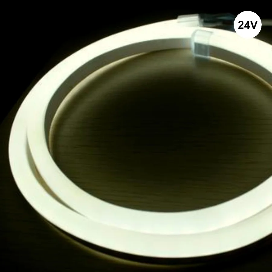Φωτογραφία προϊόντος: MINI NEON FLEX 2835 24V 5m ταινία led στεγανή IP65 10W/m 700lm/m 160° φως ημέρας 4000k dimmable 10W-120/24-4NEON UNIVERSE