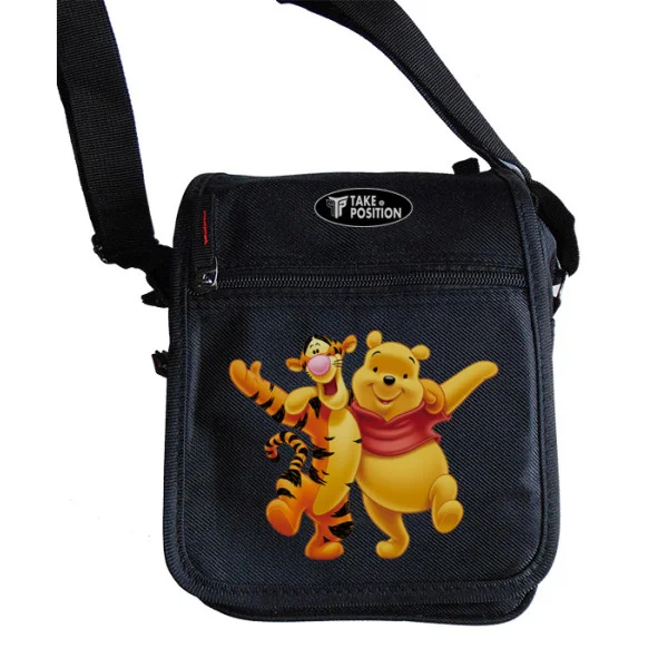 Φωτογραφία προϊόντος: Takeposition Τσαντάκι ώμου Unisex, Winnie, Μαύρο, 23x18x8.50cm, 983-1111