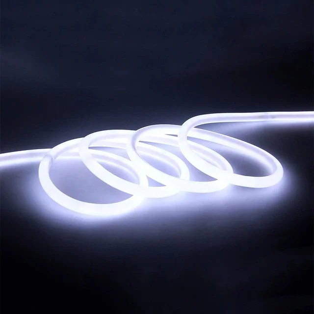 Φωτογραφία προϊόντος: ROUND NEON FLEX ταινία led 360° 230V στροφείο 50m 9W/m 1150lm/m ψυχρό λευκό 6000k dimmable IP65 2835-120/NR6000K-50 UNIVERSE