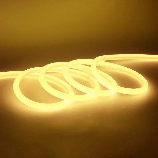 Φωτογραφία προϊόντος: ROUND NEON FLEX ταινία led 360° 230V στροφείο 50m 9W/m 1150lm/m θερμό λευκό 3000k dimmable IP65 2835-120/NR3000K-50 UNIVERSE