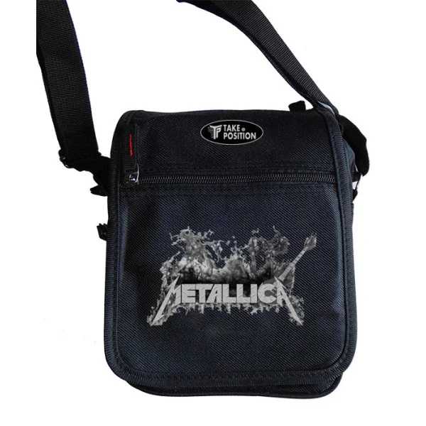 Φωτογραφία προϊόντος: Takeposition Τσαντάκι ώμου Unisex, METALLICA, Μαύρο, 23x18x8.50cm, 983-7501