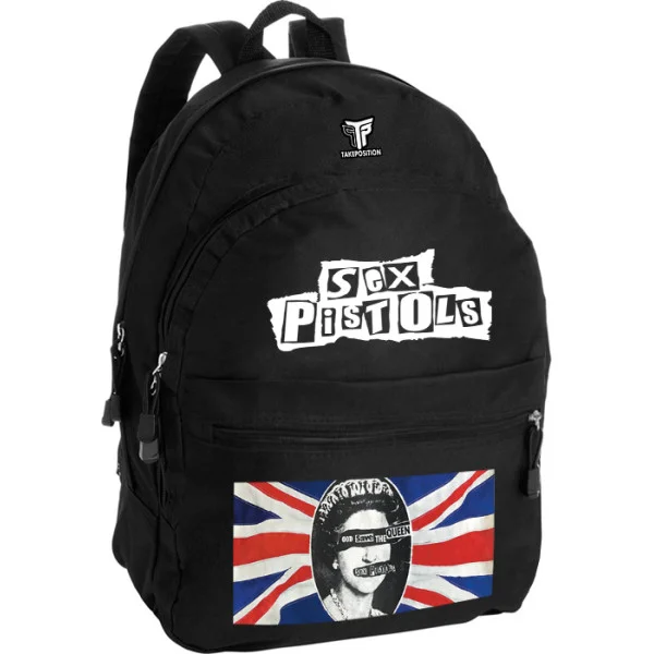 Φωτογραφία προϊόντος: Takeposition Pearl Σακίδιο πλάτης Sex Pistols 1 Κεντρικές θέσεις, 40.5x31x15cm ,Μαύρο, 976-7562-02
