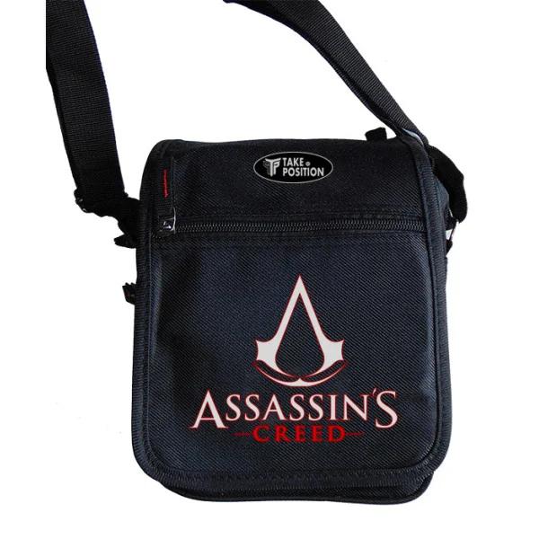 Φωτογραφία προϊόντος: Takeposition Τσαντάκι ώμου Unisex Assassin creed, Μαύρο, 23x18x8.50cm, 983-4716