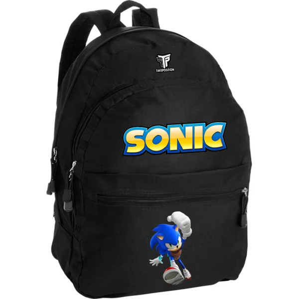 Φωτογραφία προϊόντος: Takeposition Pearl Σακίδιο πλάτης Runing Sonic, 1 Κεντρικές θέσεις, 40.5x31x15cm ,Μαύρο, 976-1181-02