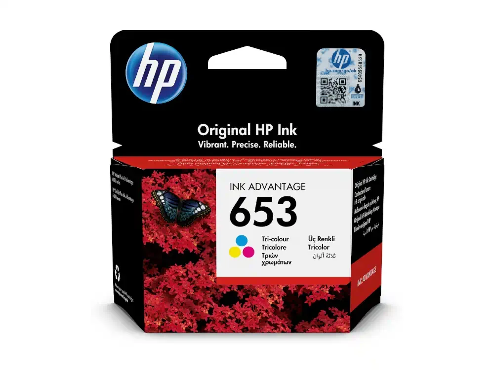 Φωτογραφία προϊόντος: HP Μελάνι Inkjet No.653 Tri-Colour (3YM74AE)