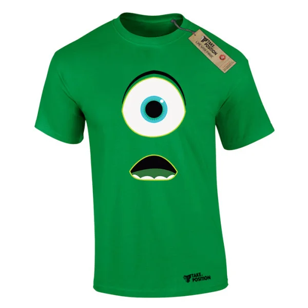 Φωτογραφία προϊόντος: Ανδρικό μπλουζάκι t-shirt βαμβακερό Takeposition Monster Mike wazawski, Πράσινο, 320-1381-14