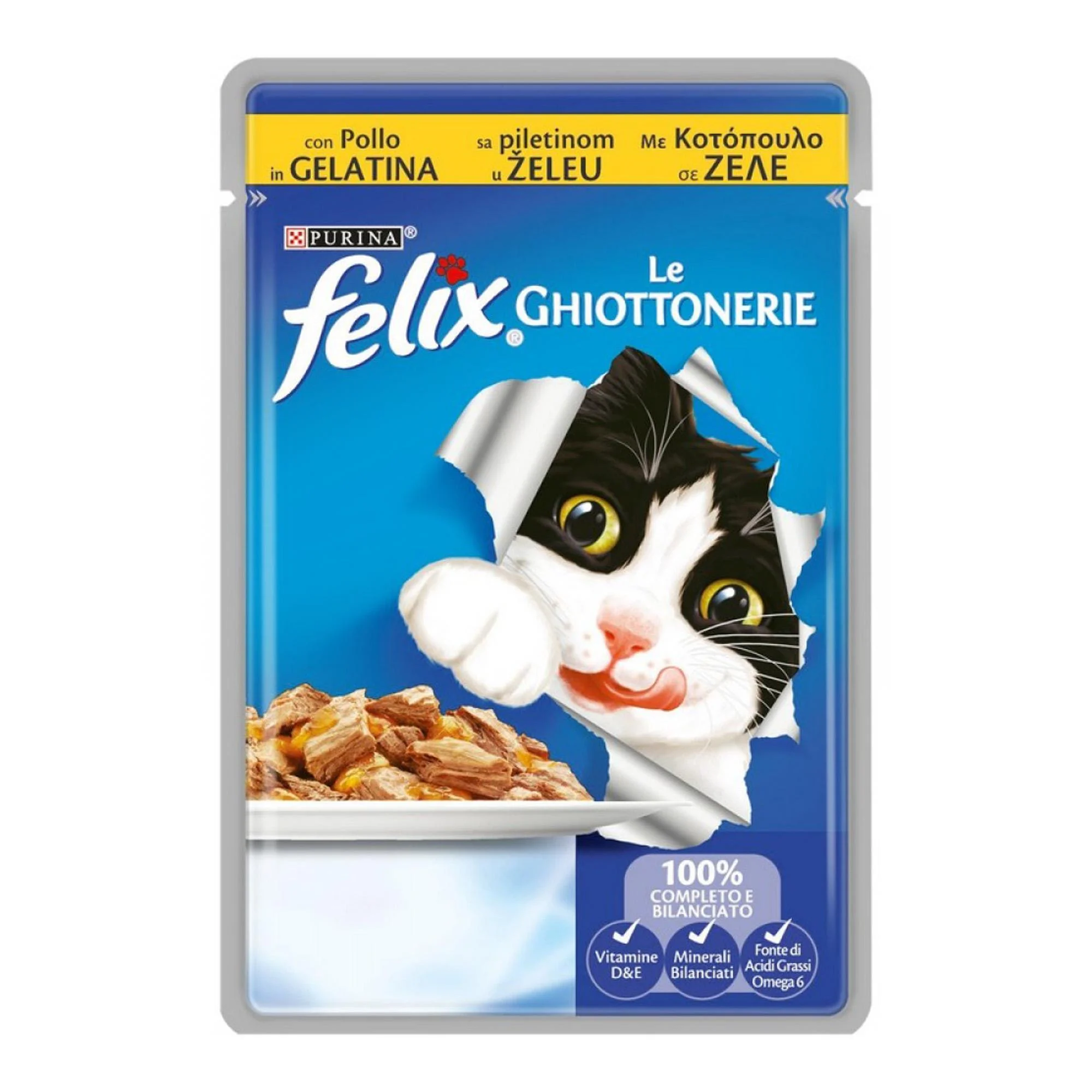 Φωτογραφία προϊόντος: Purina Felix Κοτόπουλο σε Ζελέ 100gr
