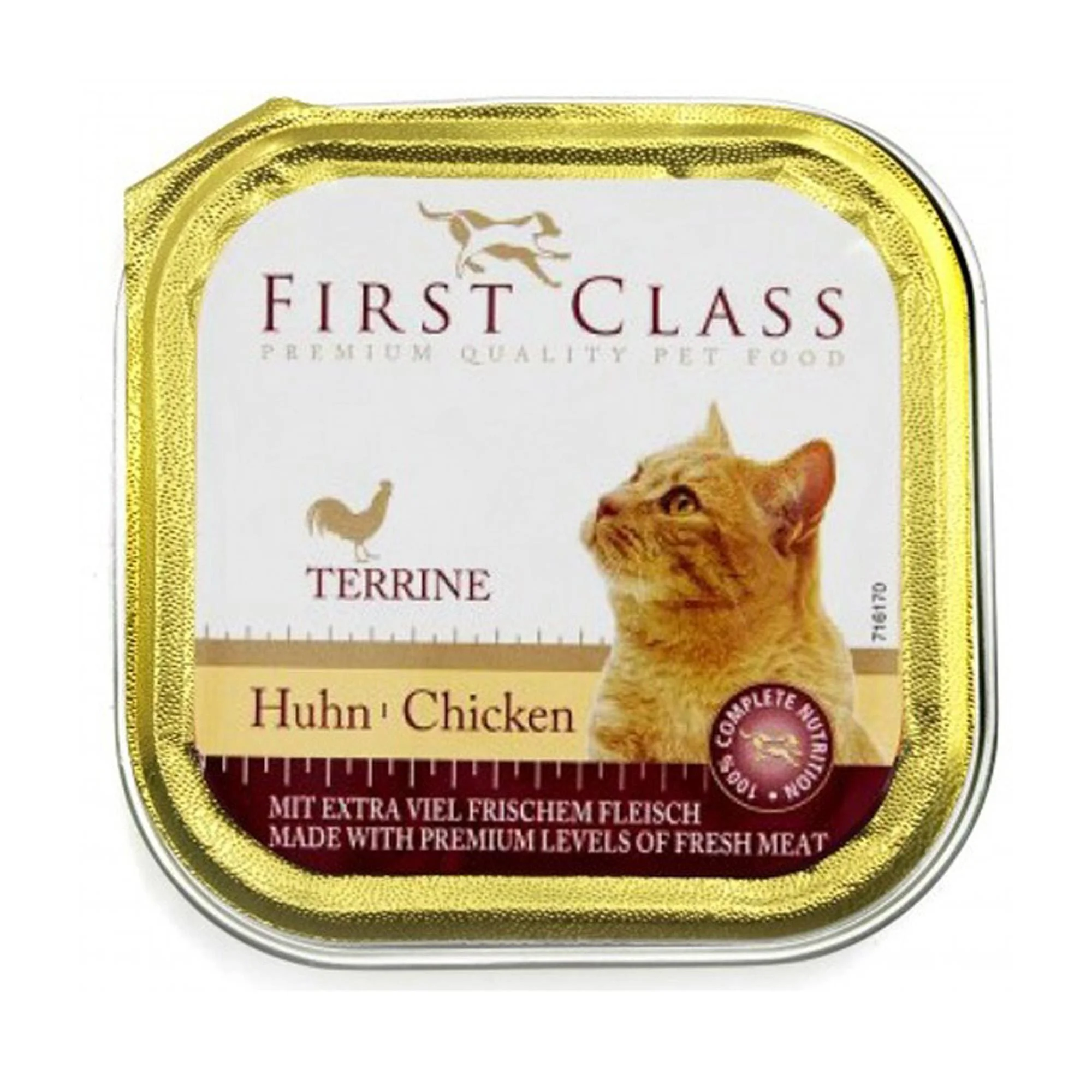 Φωτογραφία προϊόντος: First Class Cat Στειρωμένες Κοτόπουλο 100g